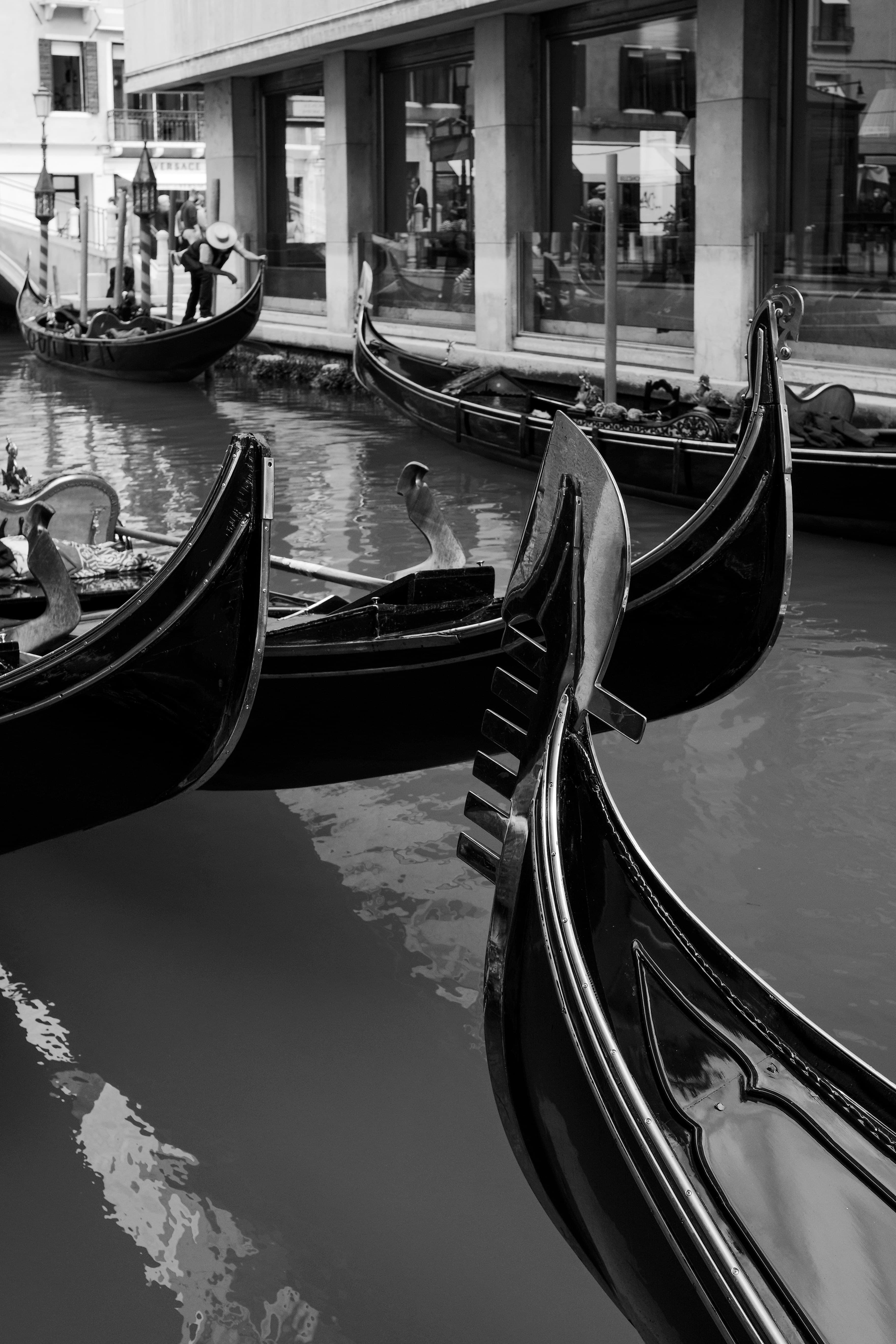 Dettaglio di una gondola veneziana